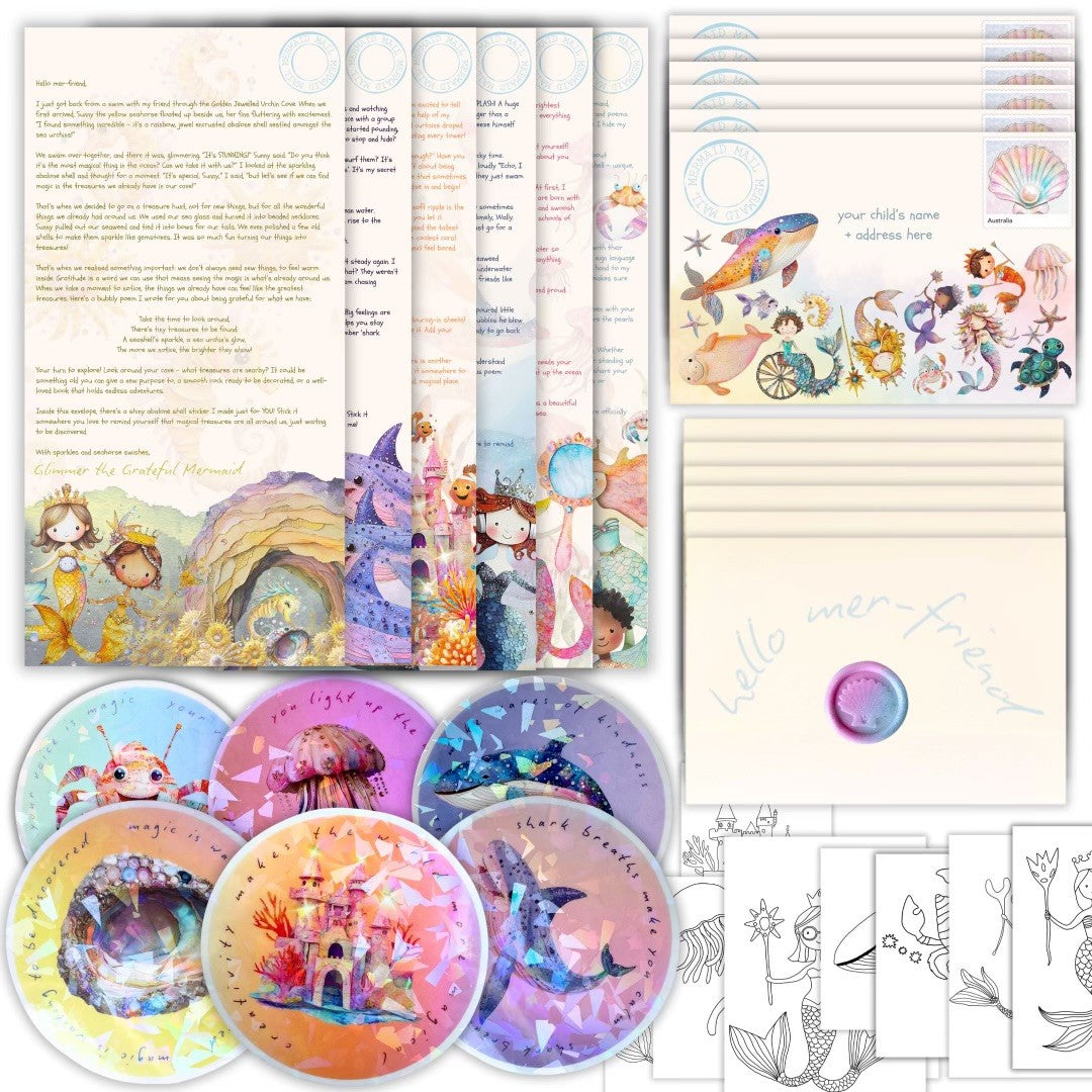 Gift a Personalised Christmas Letter + 6 Months of Mermaid Mail πππ