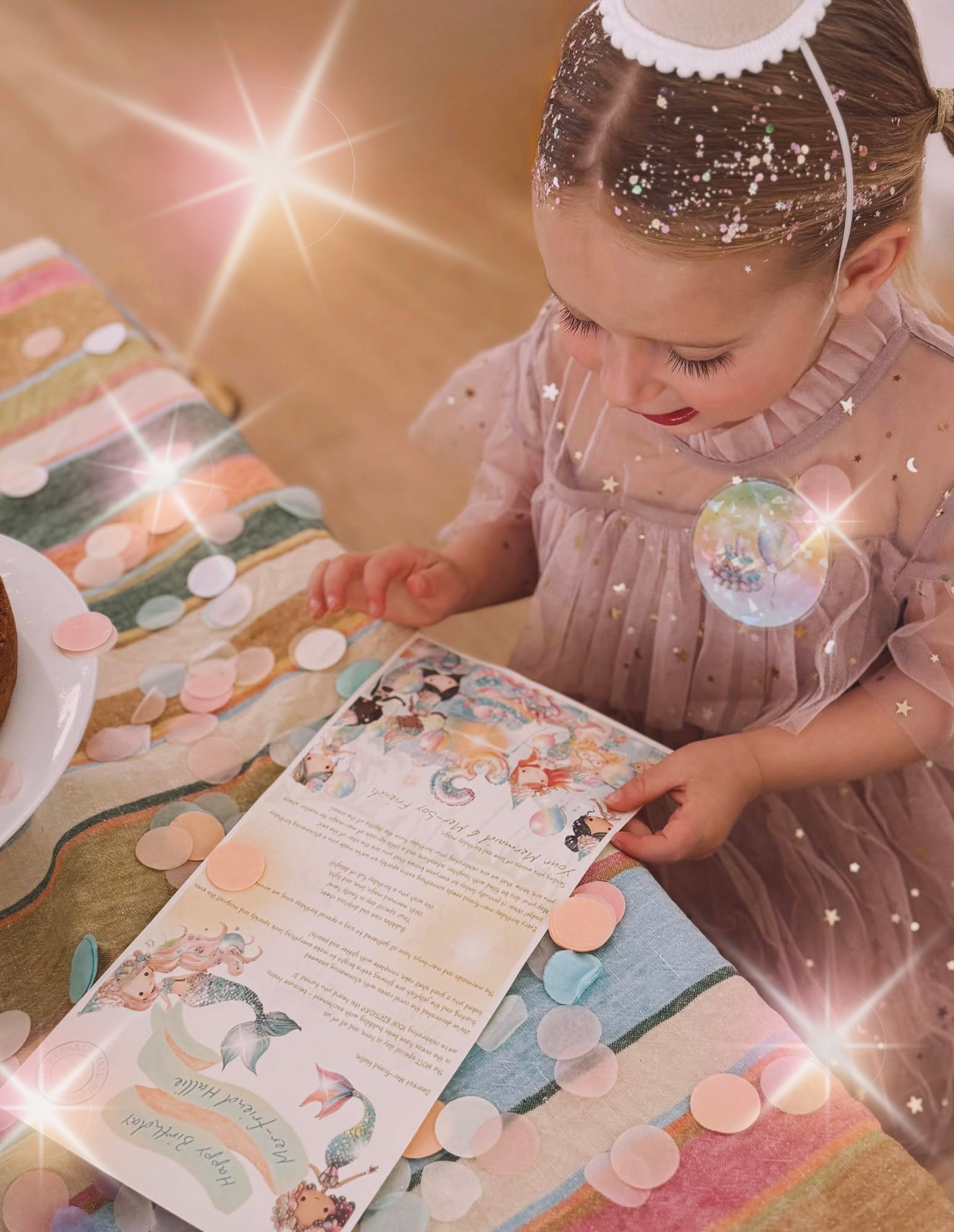 PERSONALISED Birthday Letter from the Mermaids & Mer-boys