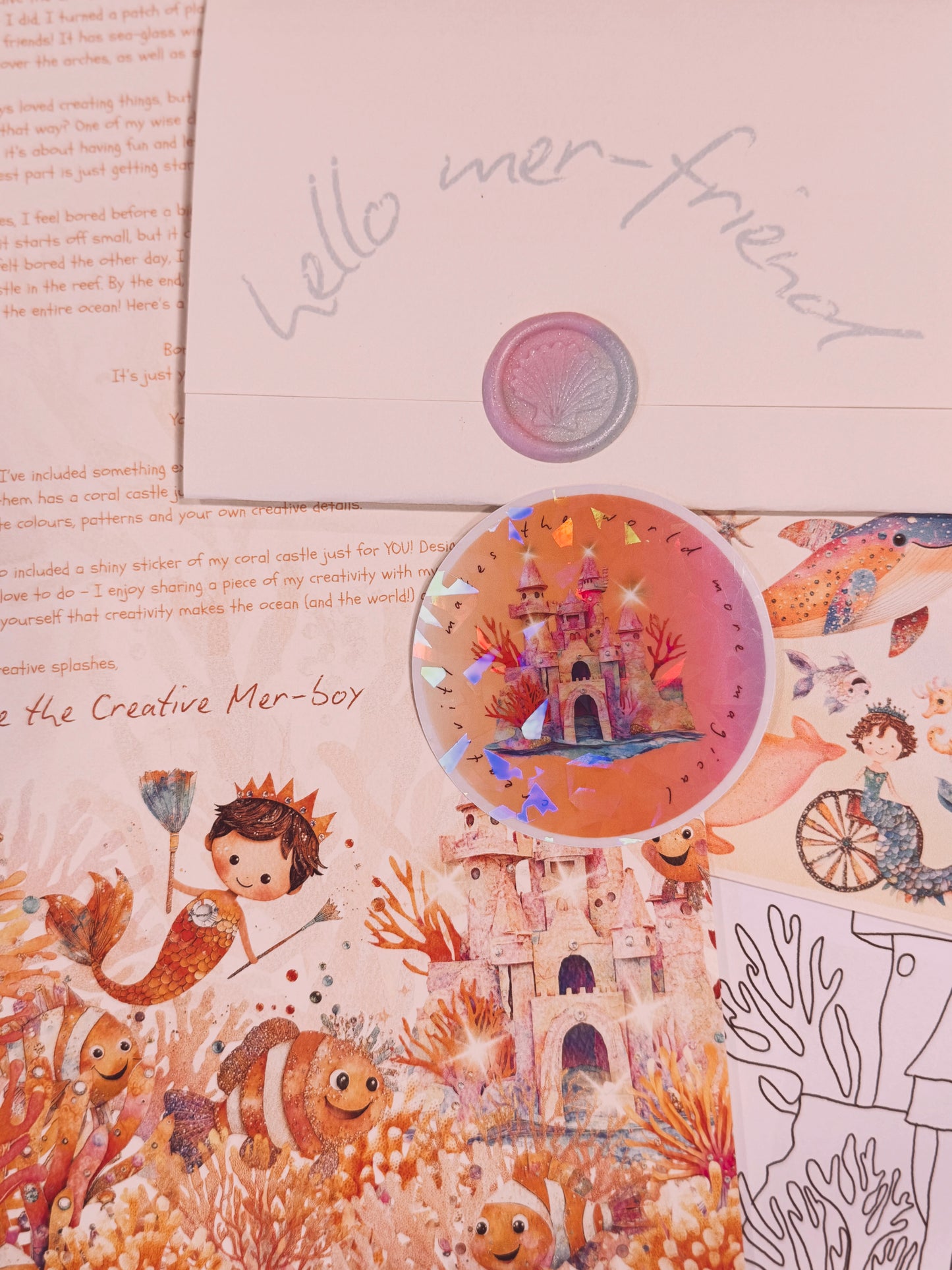 Gift a Personalised Christmas Letter + 3 Months of Mermaid Mail πππ