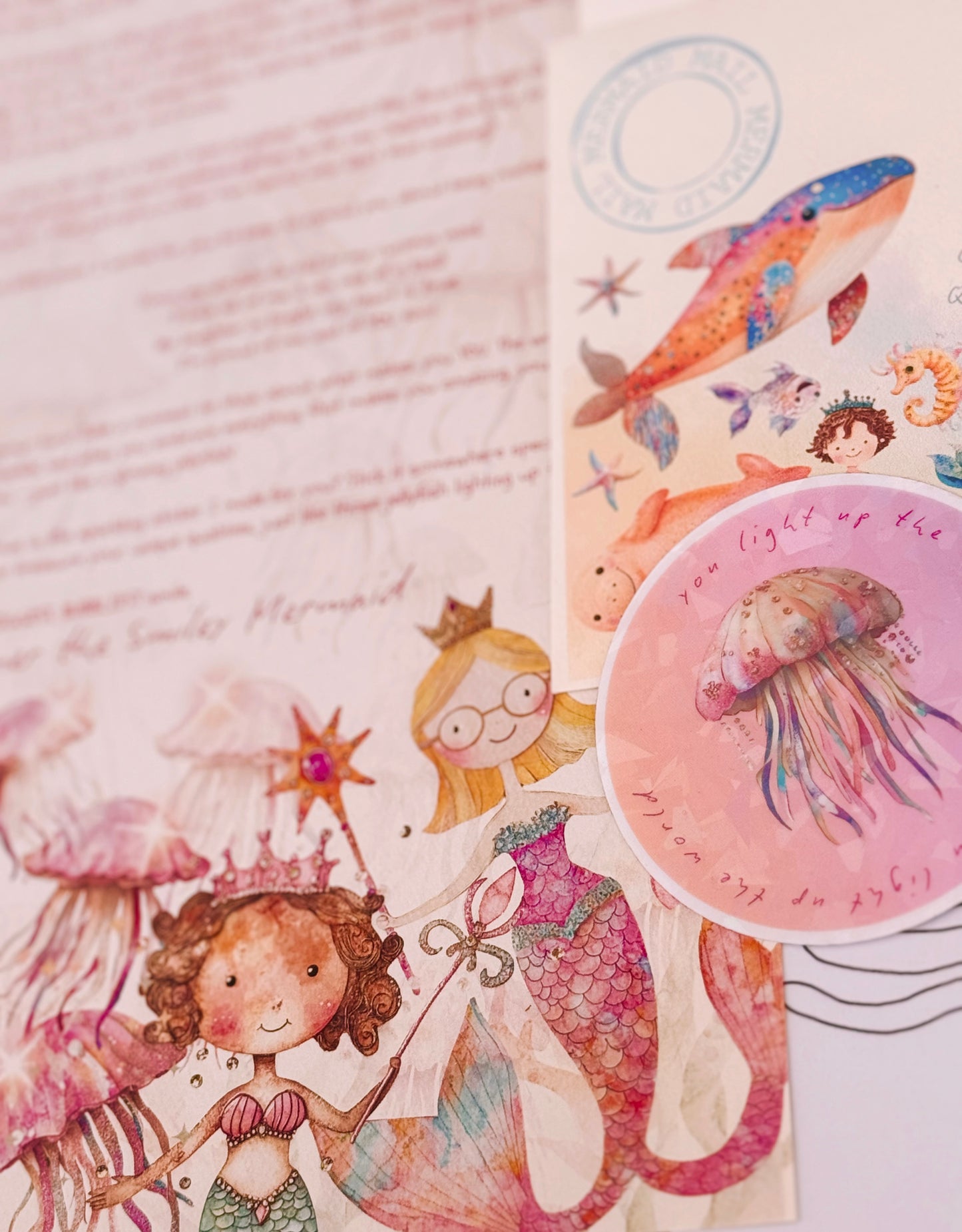 Gift a Personalised Christmas Letter + 3 Months of Mermaid Mail πππ