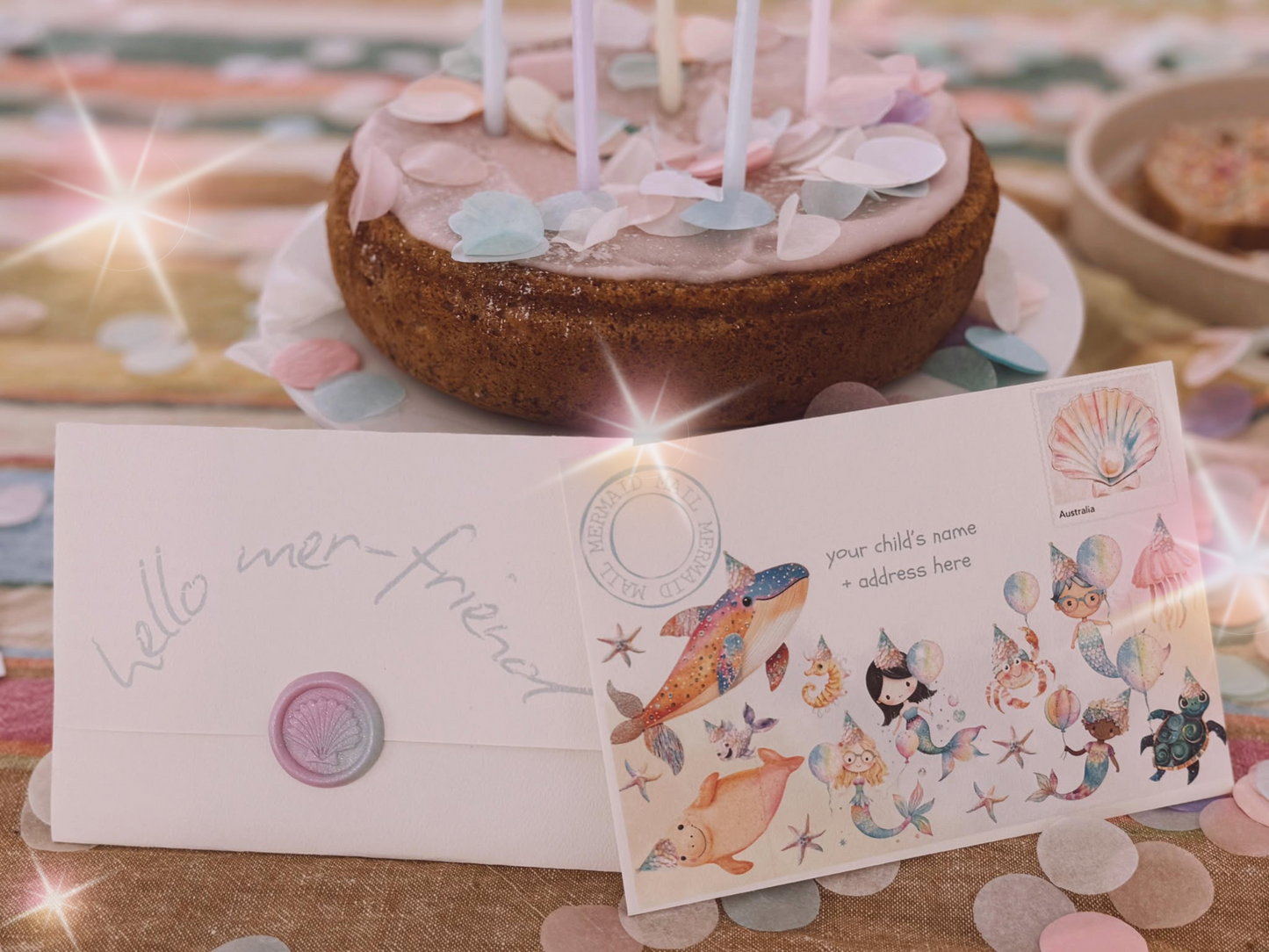 PERSONALISED Birthday Letter from the Mermaids & Mer-boys