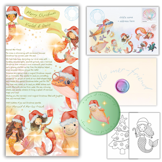 Gift a Personalised Christmas Letter + 3 Months of Mermaid Mail 🎁💌🐚