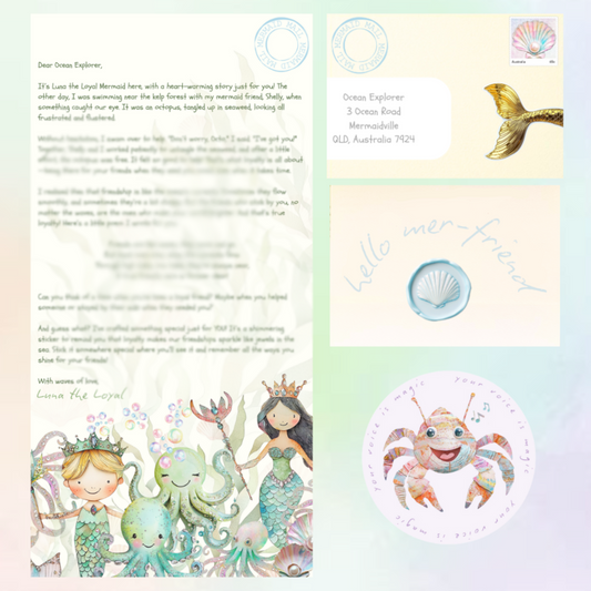 Mermaid Mail - Monthly Subscription $12.00