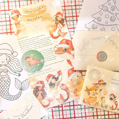 Gift a Personalised Christmas Letter + 12 Months of Mermaid Mail 🎁💌🐚